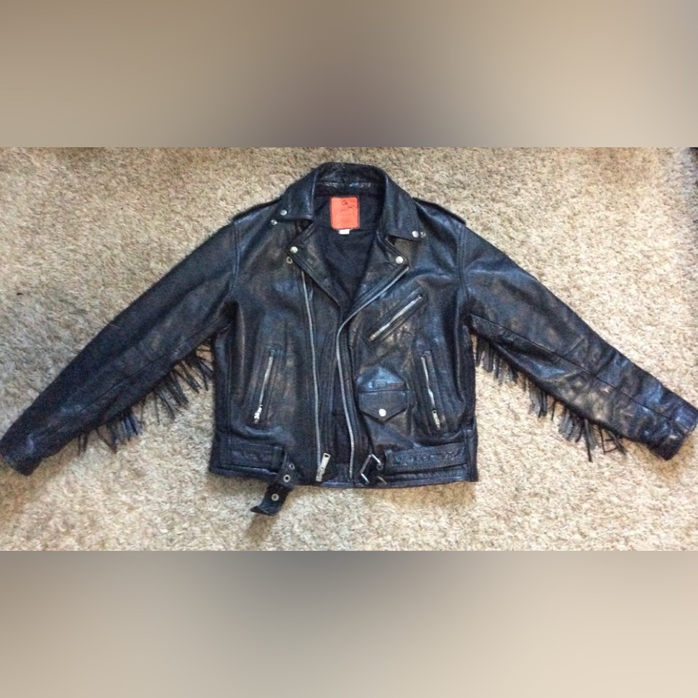 Vintage 90’s Galena Leather Biker Jacket